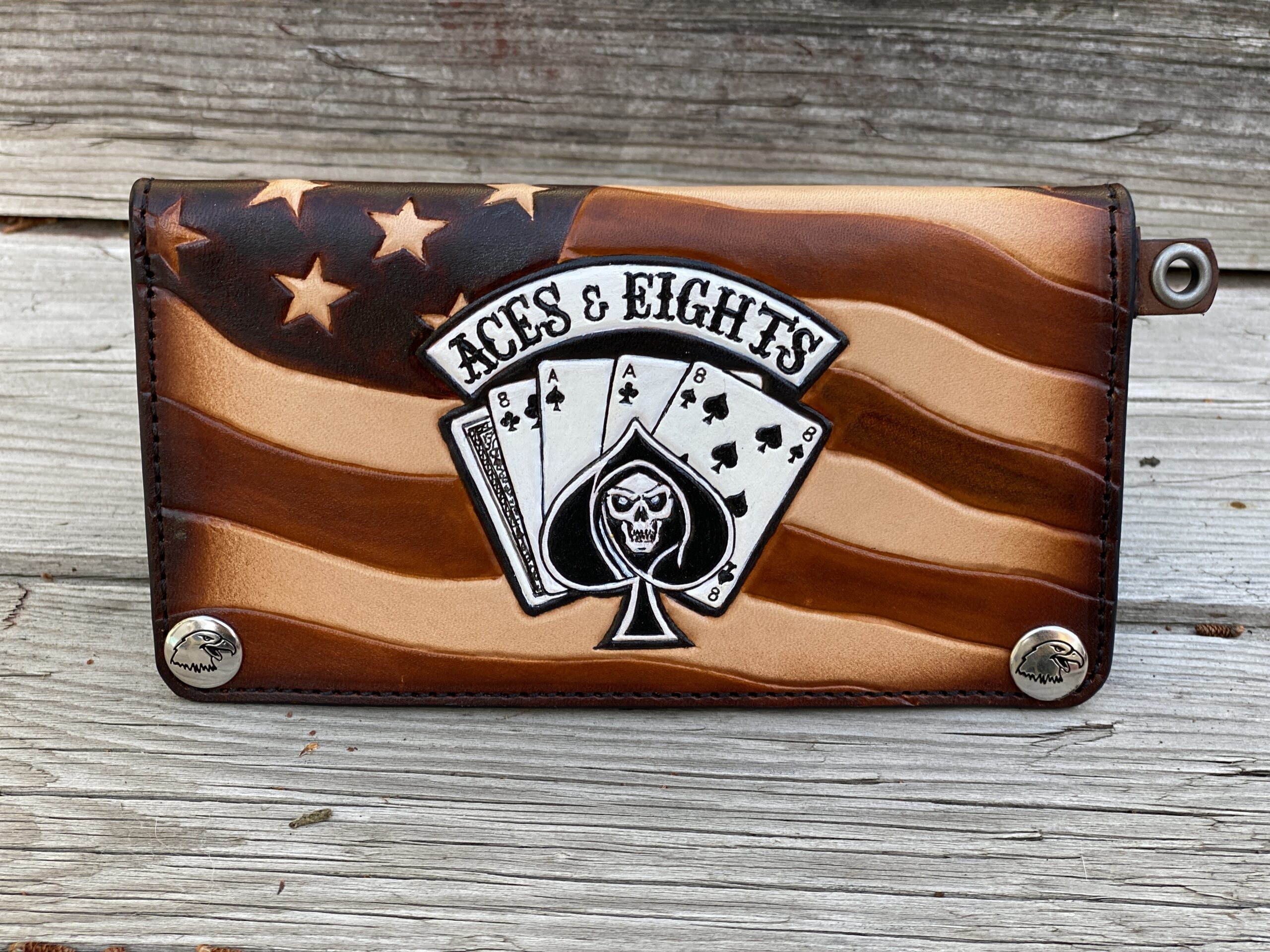 Aces & Eights Outlaw biker wallet