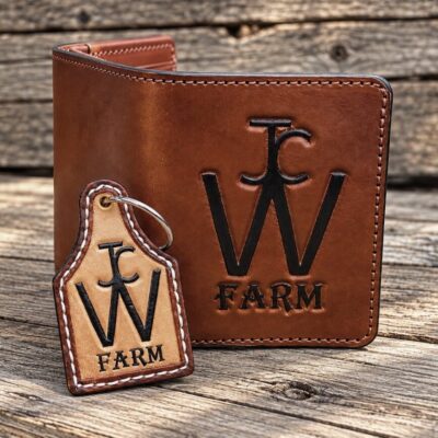 Custom Branded Leather Trifold