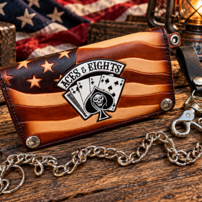 Aces & Eights Outlaw biker wallet