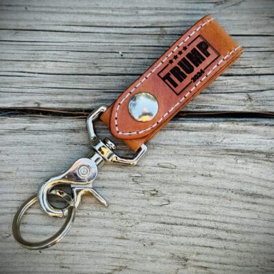 Trump Leather Belt Loop Fob