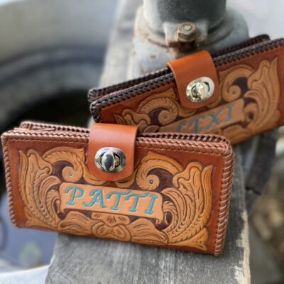Women's western floral countless clutch wallet